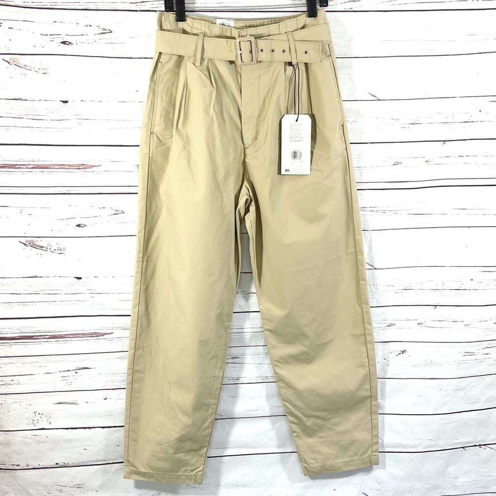 Levi's Premium Womens High Loose Taper Pants Beige